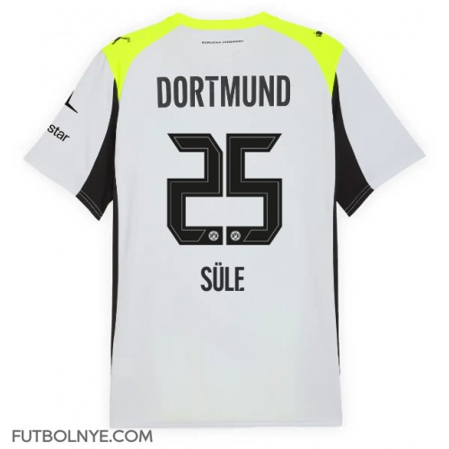 Camiseta Borussia Dortmund Niklas Sule #25 Visitante Equipación 2025-26 manga corta